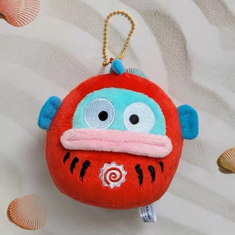 Sanrio|Hangyodon 40th Anniversary Limited Series Mascot Holder /Plush Keychain|H22cm Approx.