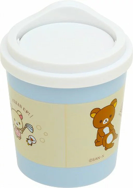 Rilakkuma轻松熊|可爱轻松熊鼻孔鸡桌面垃圾桶/杯杯形状垃圾桶|約120×90×90mm