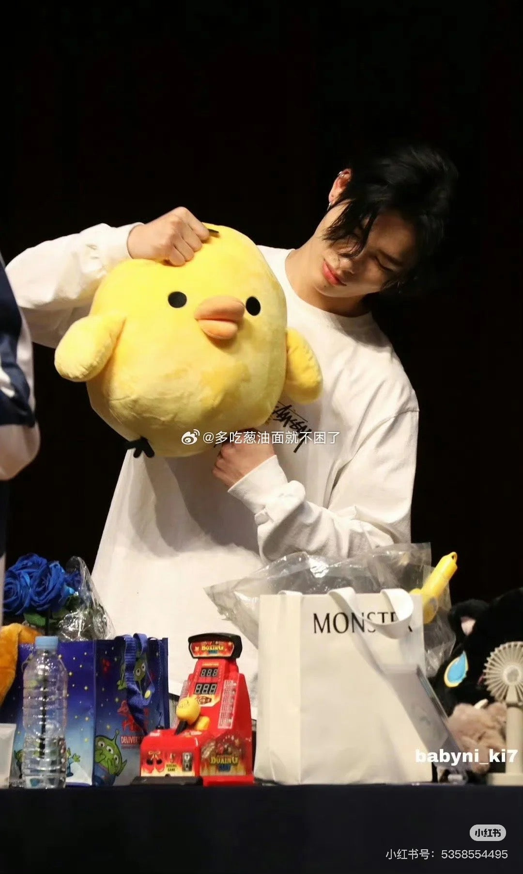 Rilakkuma轻松熊|San-X Stuffed Toy (L) - Kiiroitori超好摸大号鼻孔鸡毛绒玩偶/公仔|約380×430×300mm
