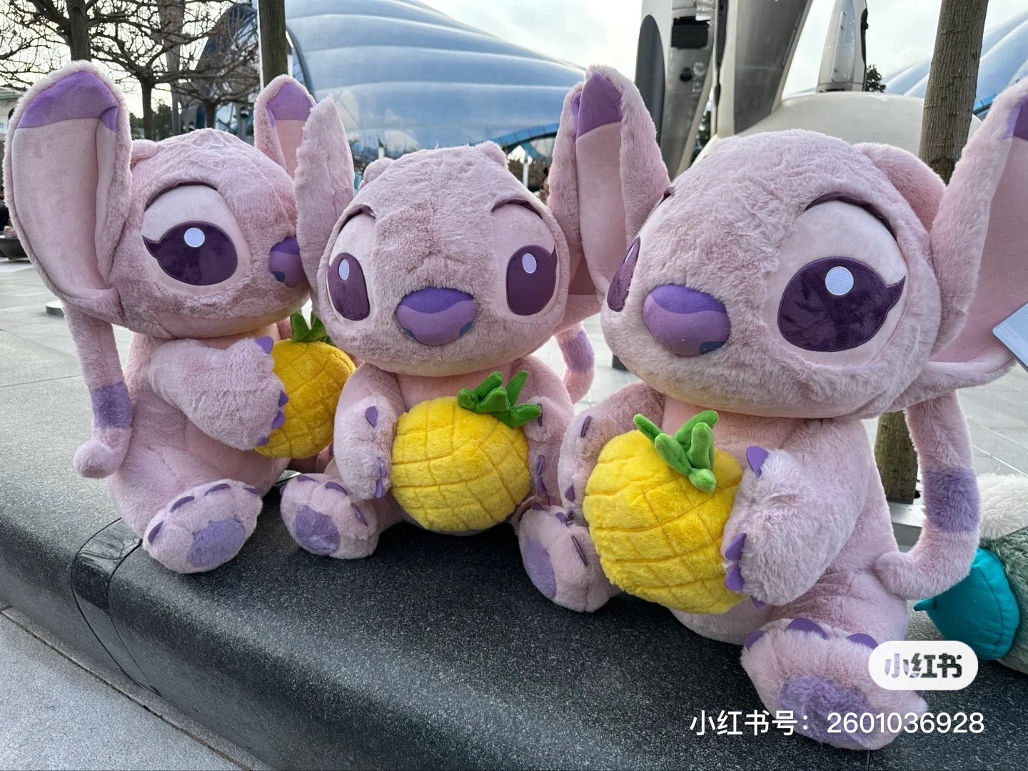 Disney SH|抱抱菠萝超大史迪仔公仔/玩偶