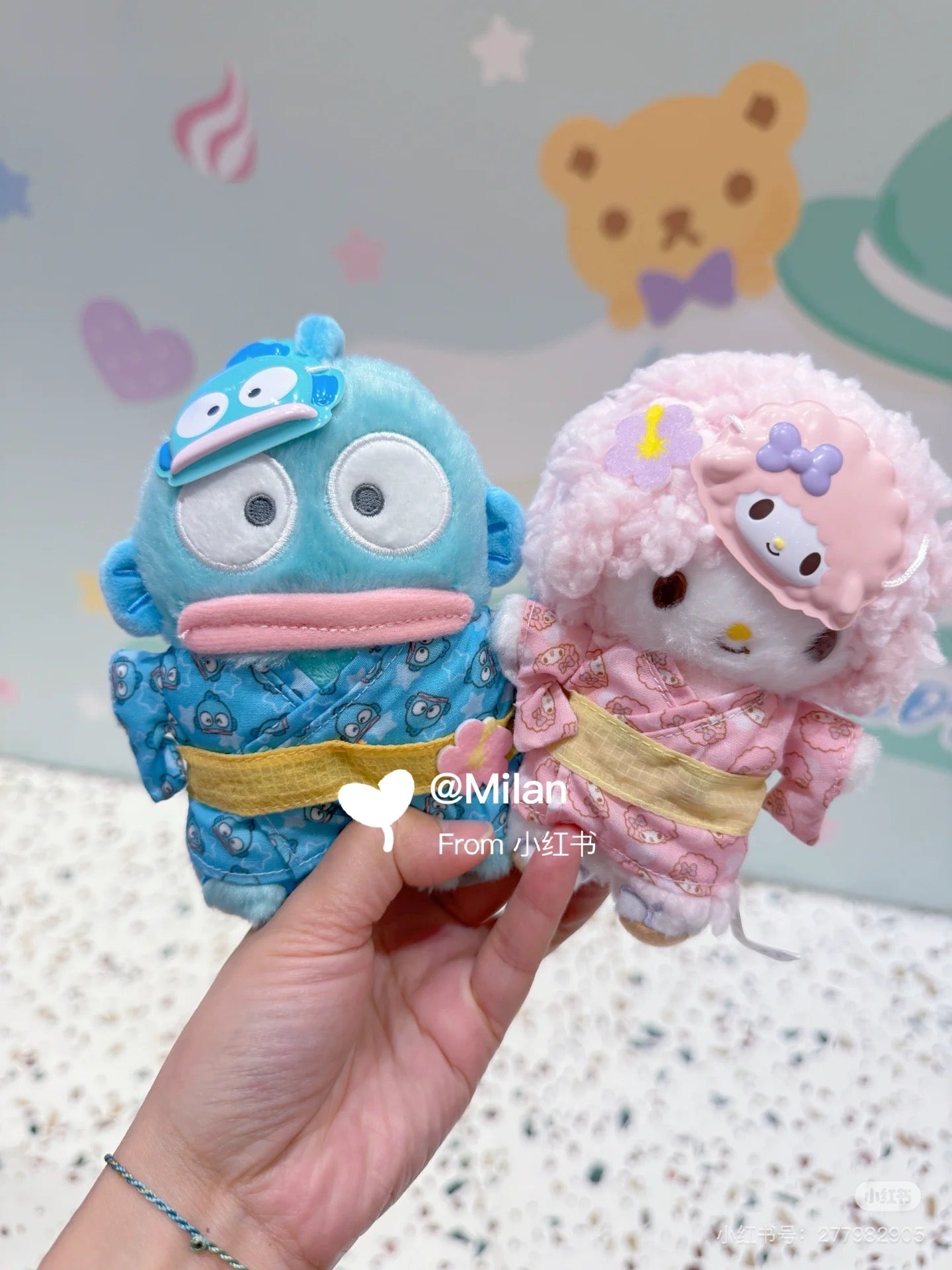 【limit 1】Sanrio|Summer Festival Mascot Holder /Plush Keychain|10×6.5×14cm approx.