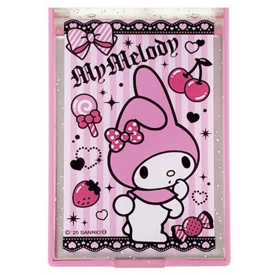 Sanrio|My Melody & Kuromi Mini Folding Mirror|H83 x W57 x D7mm approx.