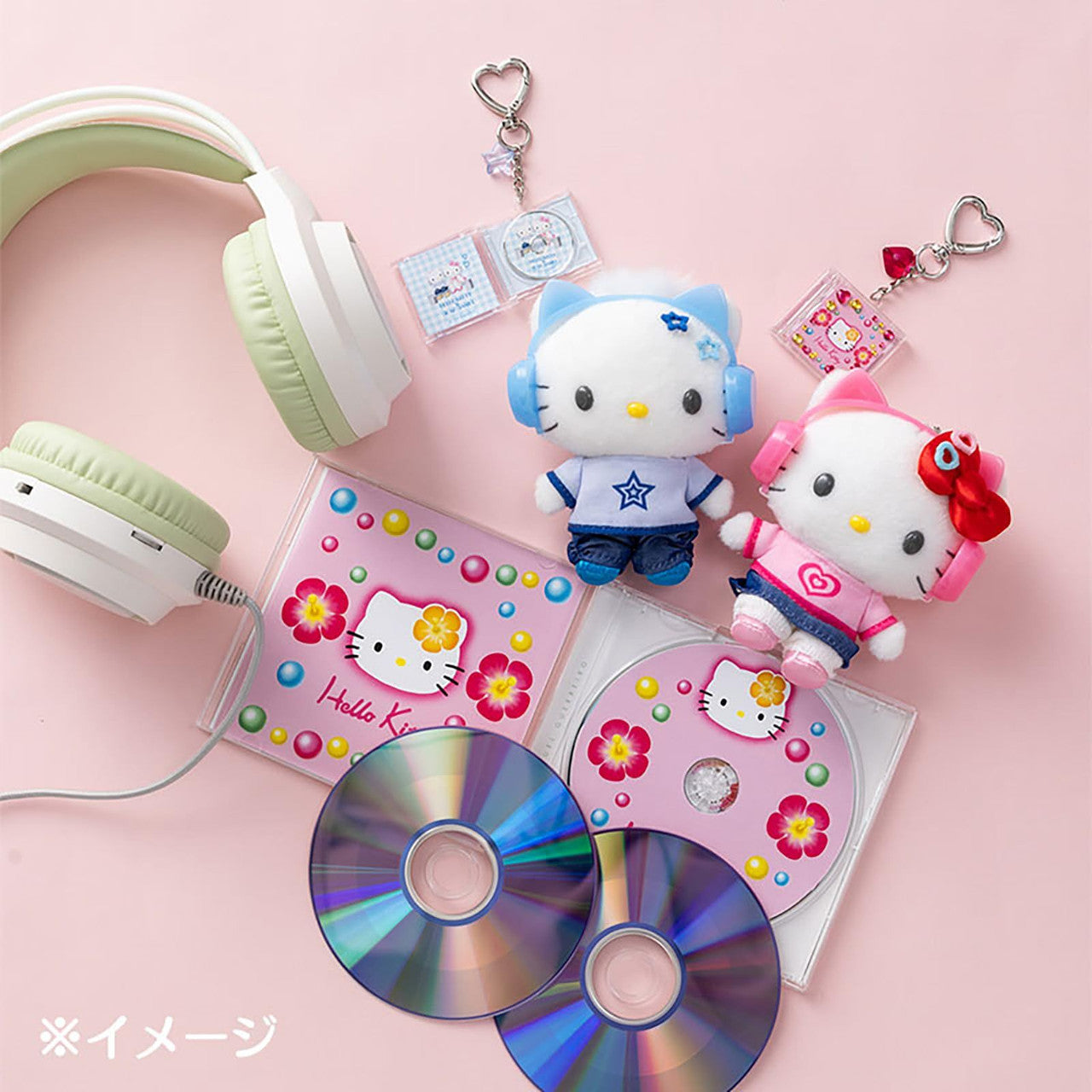 Sanrio|Mascot Holder / Our Heisei Pop平成复古耳机系列毛绒挂件/包挂| 约10×6×11cm