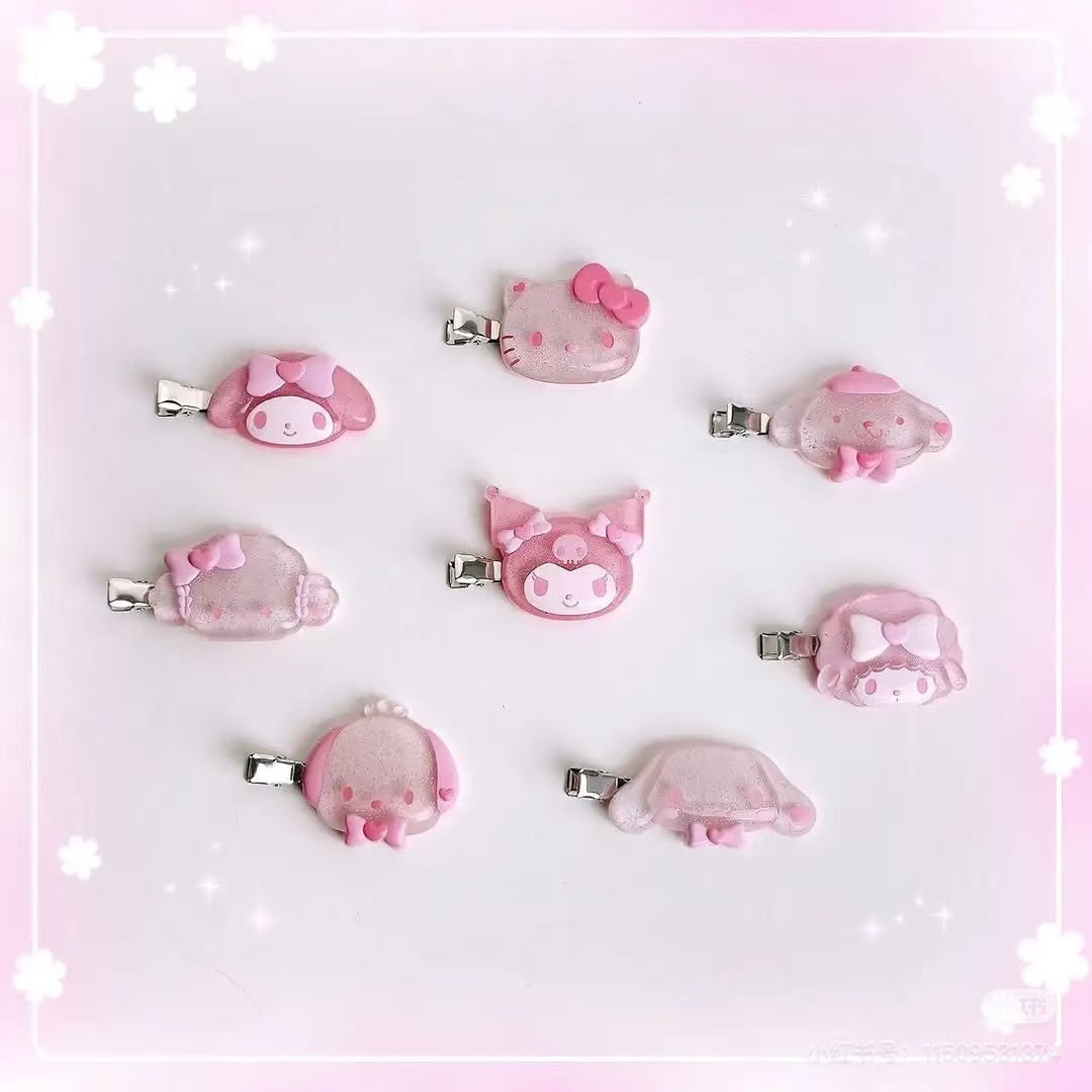Sanrio|Secret Bangs Clip - Sakura 2025 Blind Box/All 8 types|1pcs
