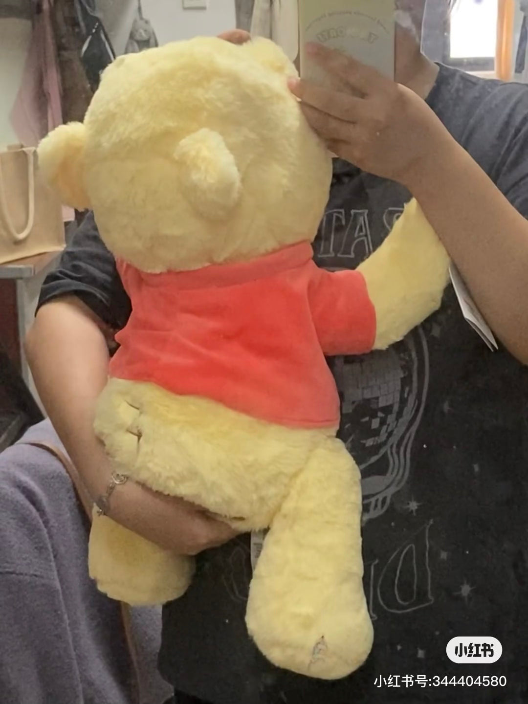 Disney SH|winnie the pooh趴趴fluffy维尼玩偶/公仔