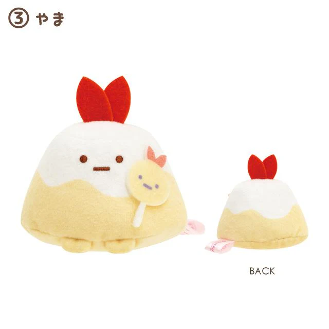 Sumikko gurashi角落生物|Angel Ebiten Idol - Tenori Plush Toy天使偶像系列角色沙包/玩偶|约H55 x W 45 x D 40 mm