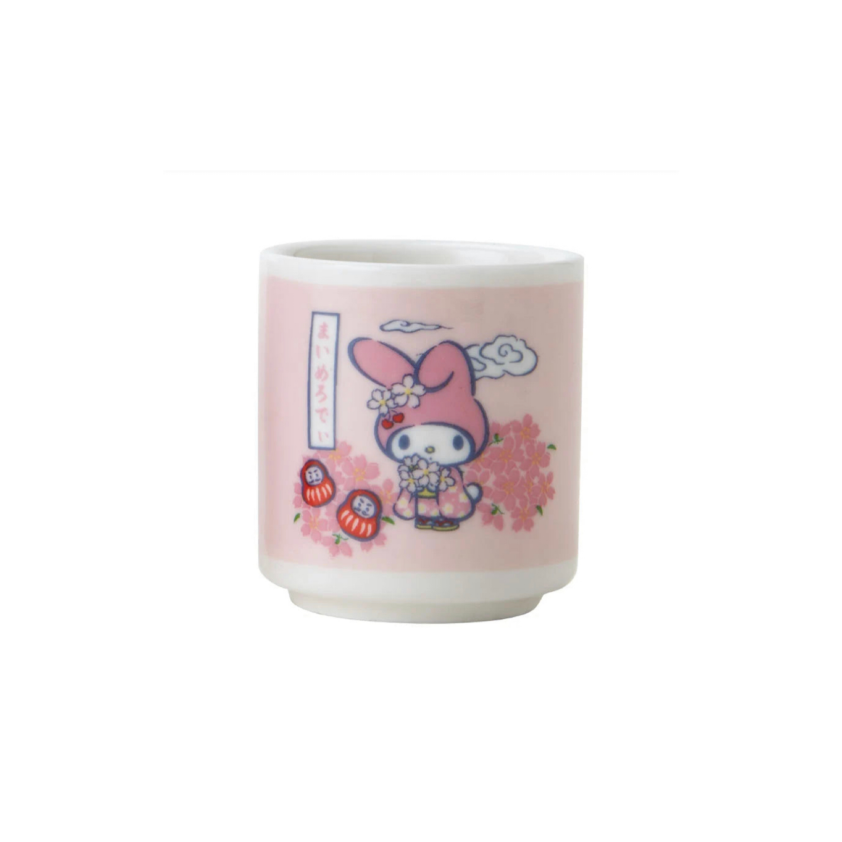 Sanrio|Ceramic Sake 5 Cups Set - Cherry Blossom