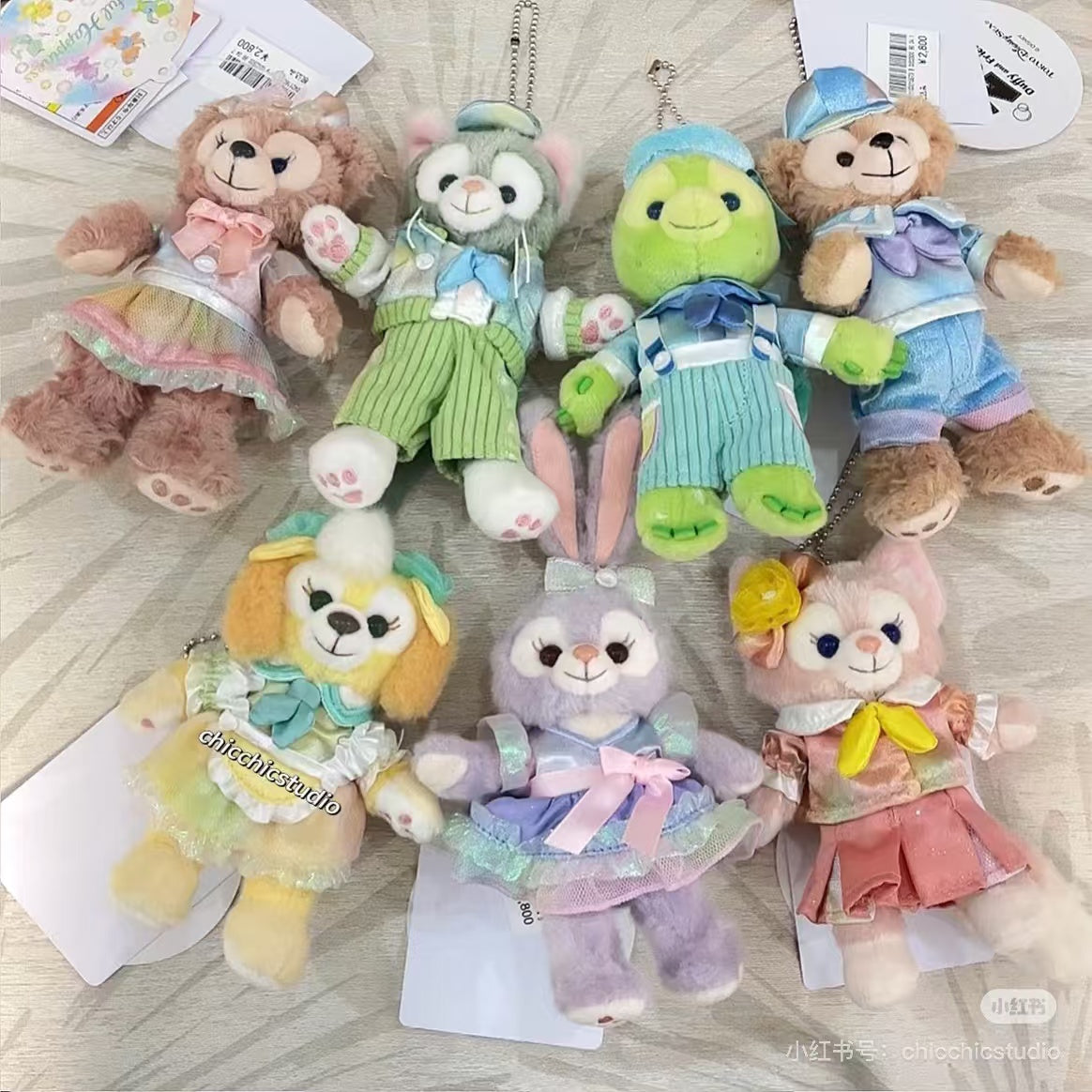 【limit 1】Disney|20 Duffyand Friends Mascot Holder /Plush Keychain