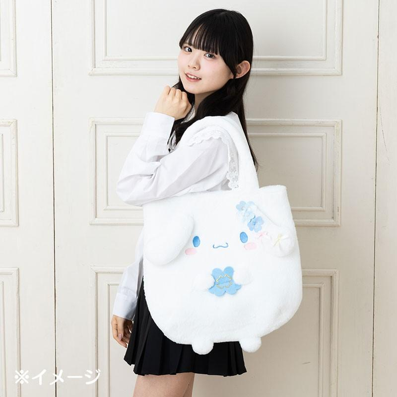 【restock soon, limit 1】Sanrio|Light Blue Clover Cinnamoroll tote bag|40 x2 x38cm approx.