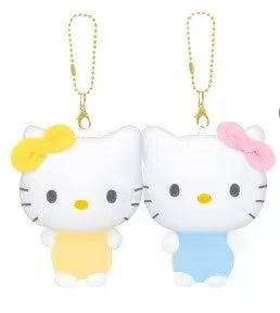 Sanrio| nico nui Hello Kitty & Mimmy Mascot Holder /Plush Keychain|H170×W130×D50mm approx.