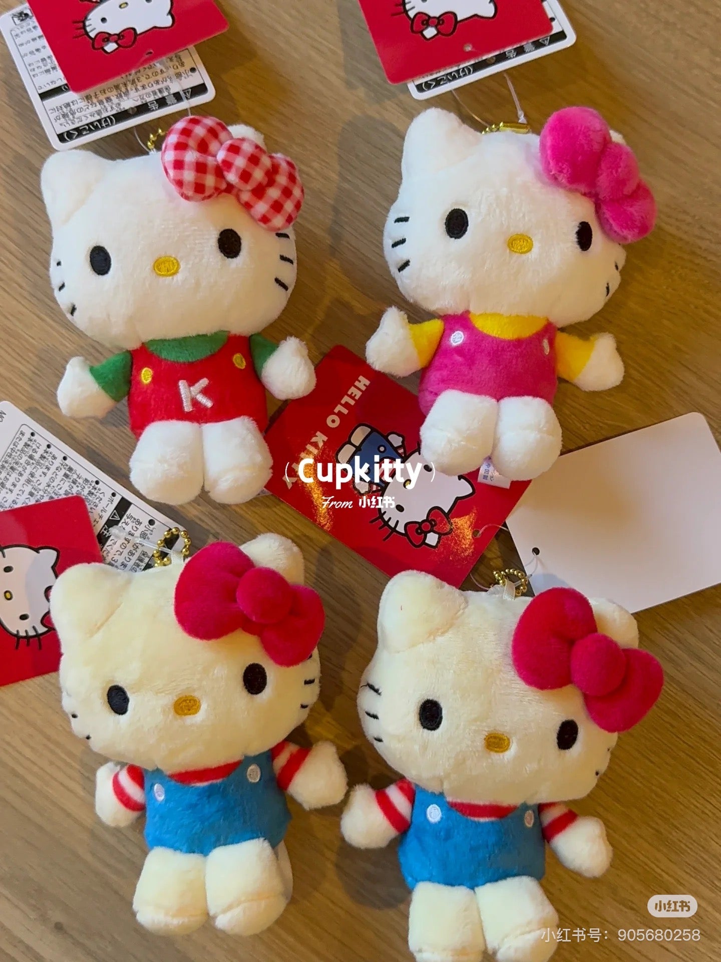 HelloKitty|Sanrio 50th Anniversary Collection Standard Mascot Holder /Plush Keychain| 85x100x45mm approx.