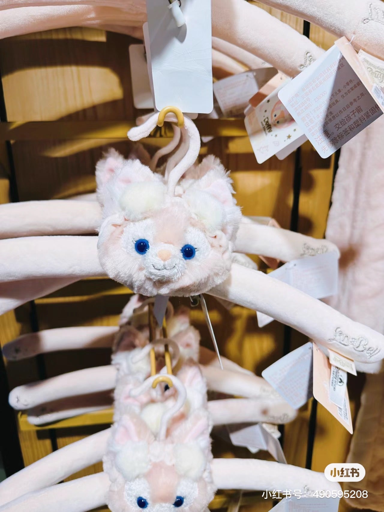 Disney SH|大脸贝儿粉粉衣架