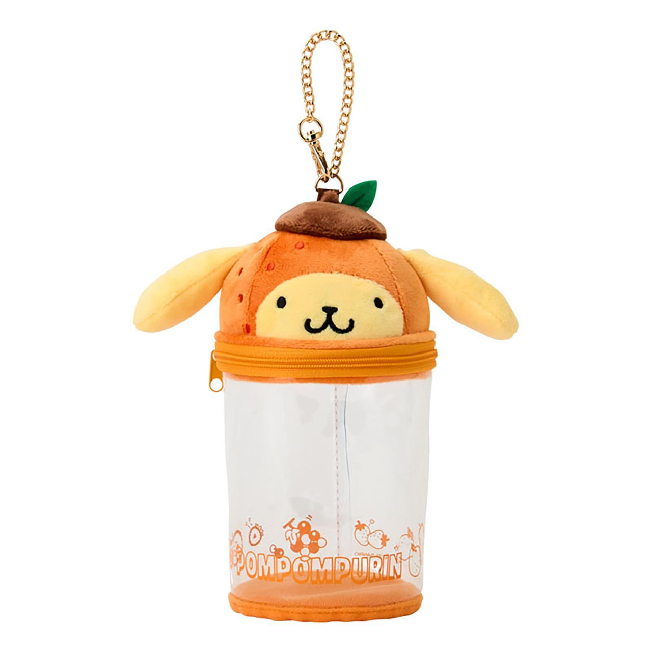 Sanrio|Fruit Design Vinyl Pouch Charm|20.5 x 13.1 x 10.6cm approx.