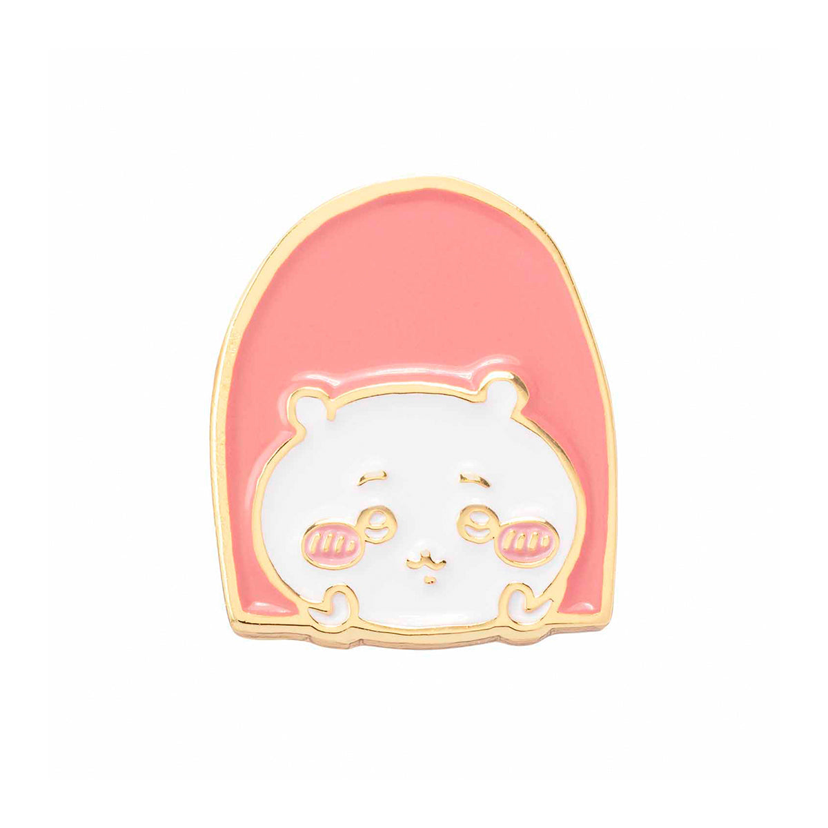 Chiikawa 吉伊卡哇|可爱金边金属徽章|约 H19 x W17 x D11mm