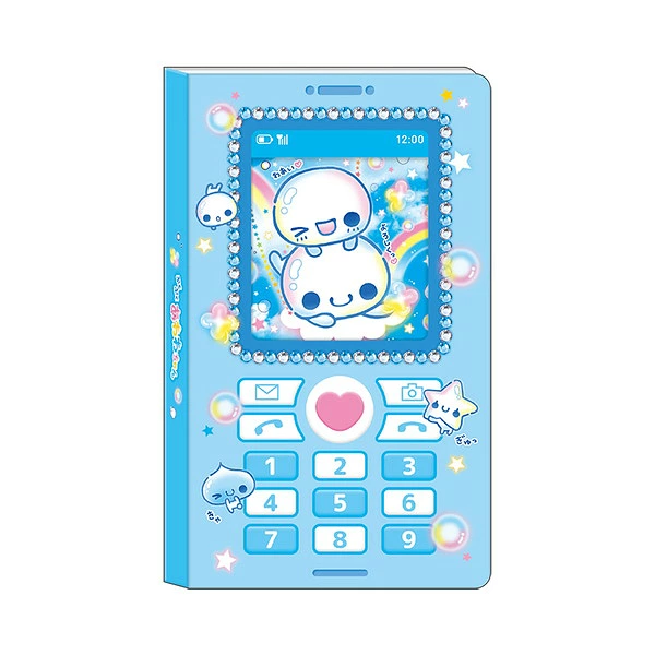 Q-LiA|Heisei Retro Flip Phone Style Kamio Memo Pad Pukupuku Awawa-chan|75×128×10mm approx.