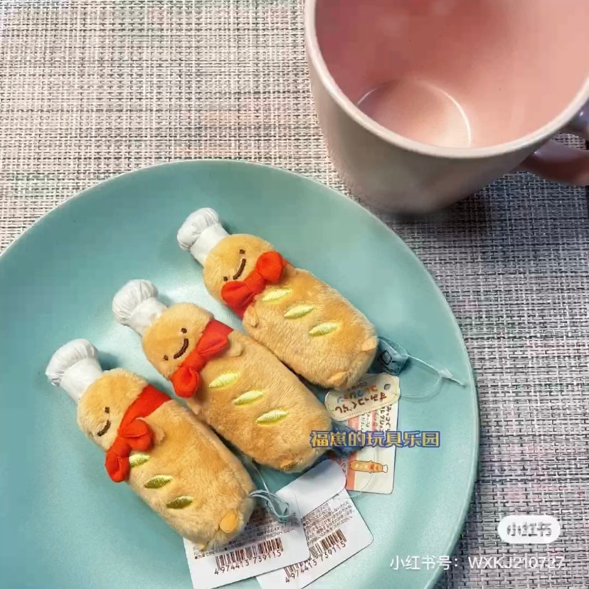 Sumikko gurashi|Bread Shop Manager Hand-held Plush Toy|85×70×110mm approx.