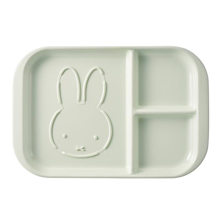 【new】Miffy米菲|日本制耐摔树脂餐盘/洗碗机可用|約W286×H194×D21.5mm
