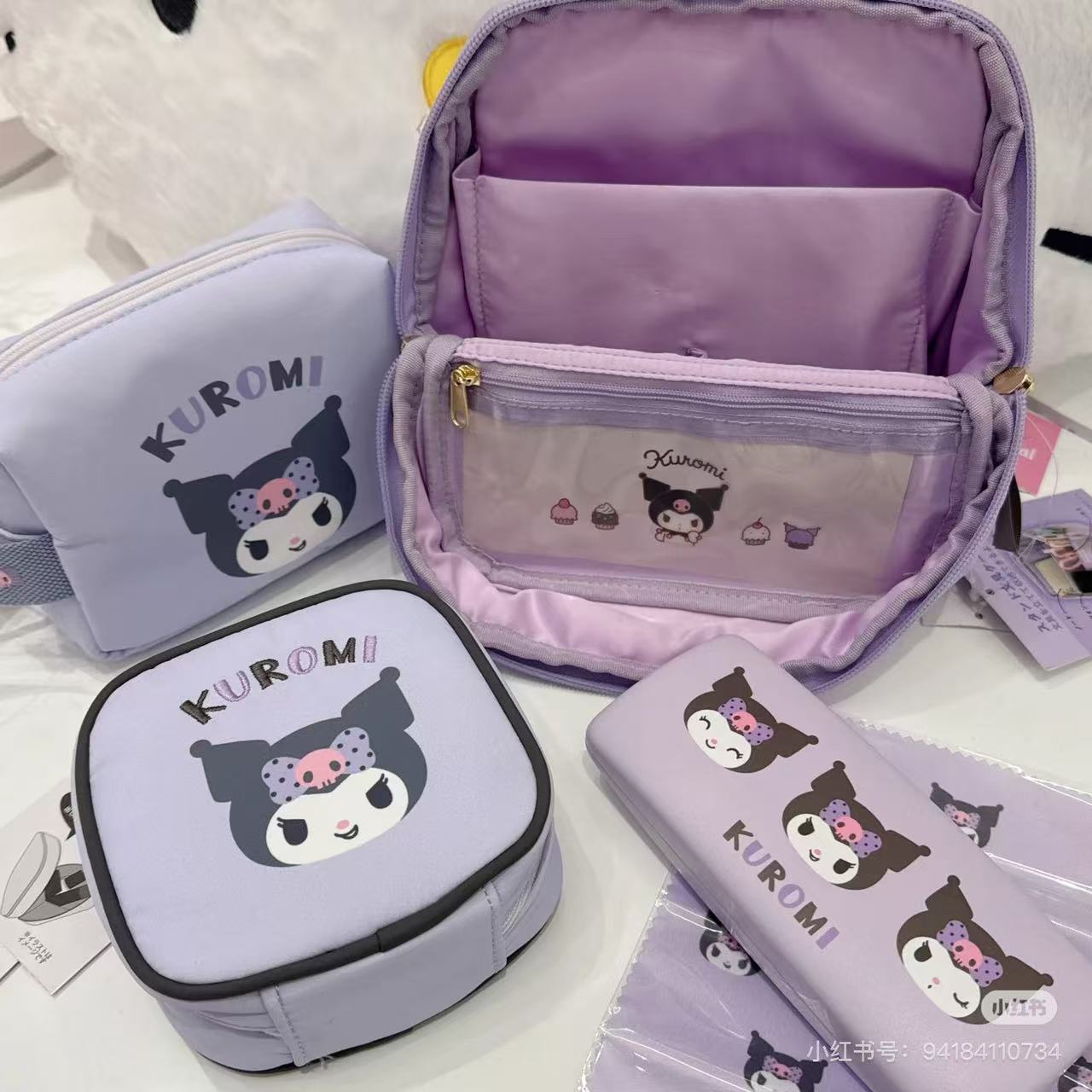 Sanrio|Square Pouch - New Life 2025|12.5×6×12.7cm approx.