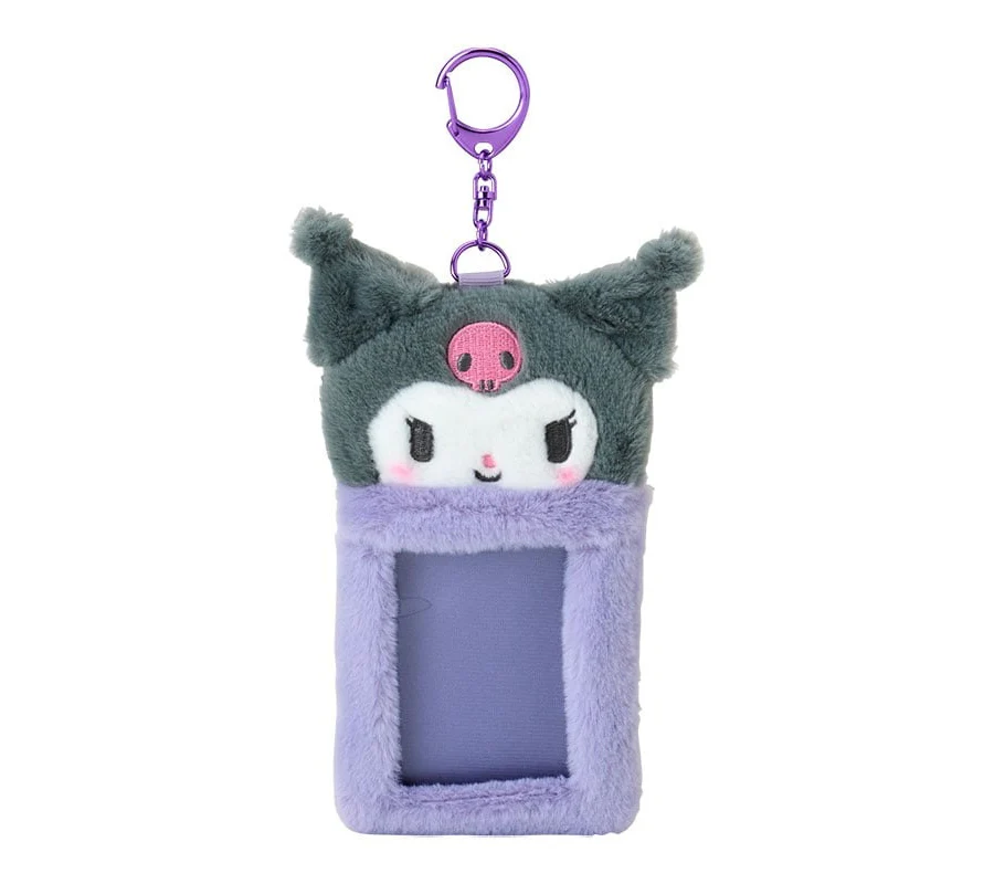 Sanrio|ENJOY IDOL SERIES Fluffy Photocard Holder Keyring|3.4 x 9.3 x 17.2cm approx.