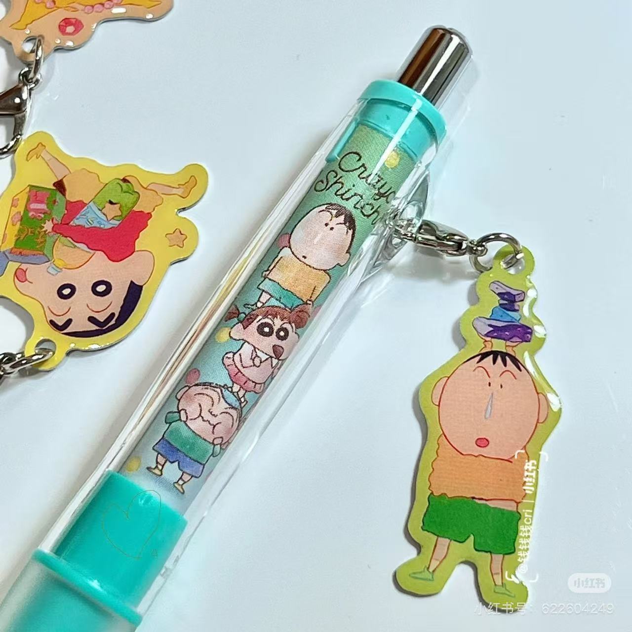 Crayon shin-chan|35th Anniversary Keychain mystery bag/blind box/All 8 types|1pcs