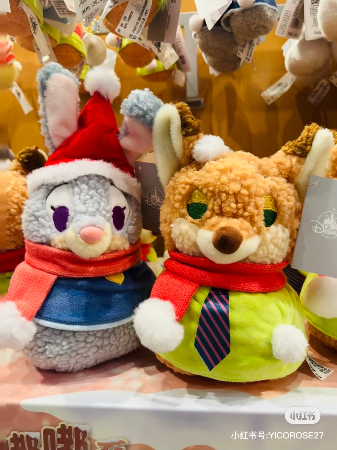 Disney迪士尼|Plush Toy / Snowmen Christmas 2024东迪冬日圣诞限定雪人雪球系列可爱角色毛绒玩偶/公仔|约26.5×18×15cm
