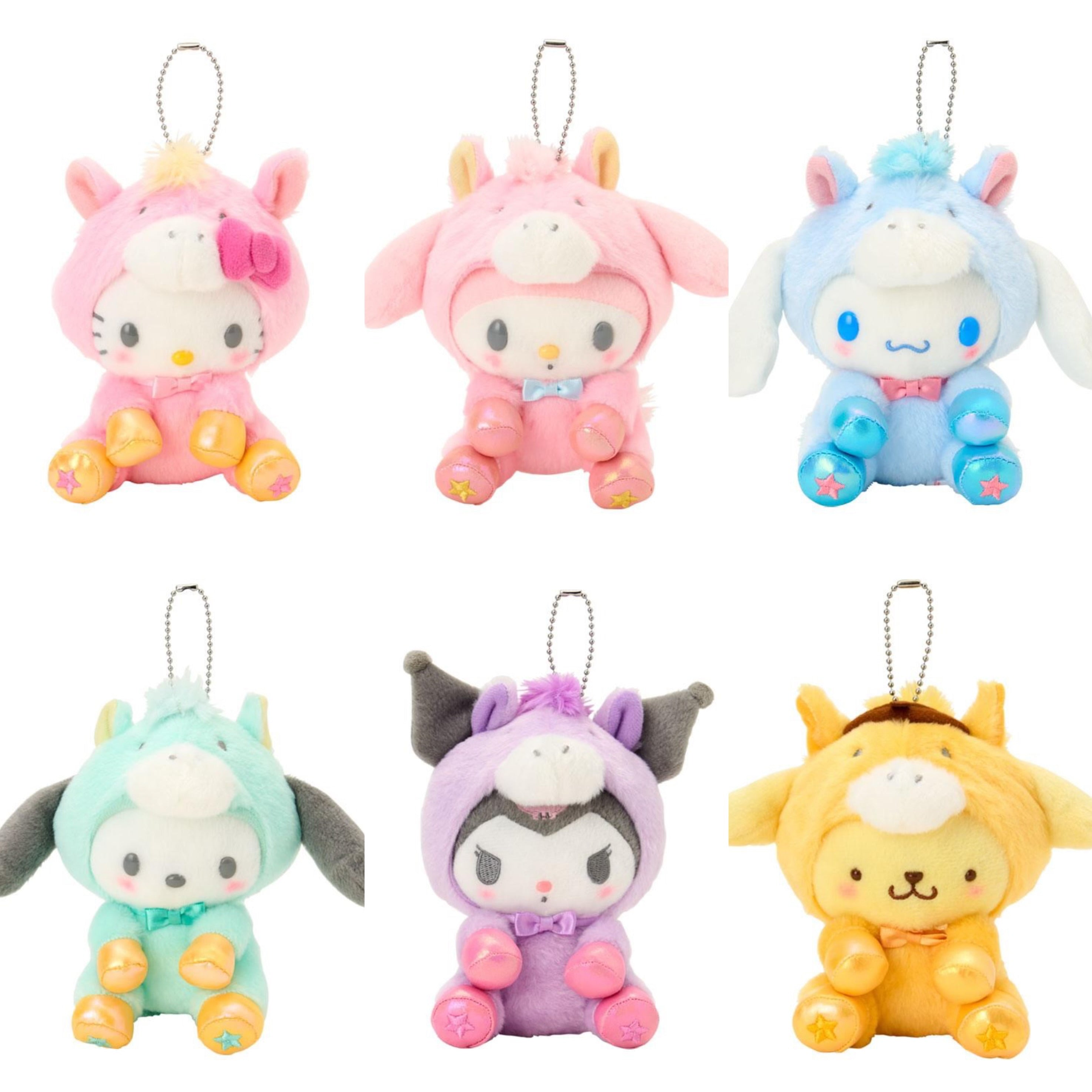 Sanrio|New Year Zodiac Year of Horse Mascot Holder /Plush Keychain|15×11×15cm approx.