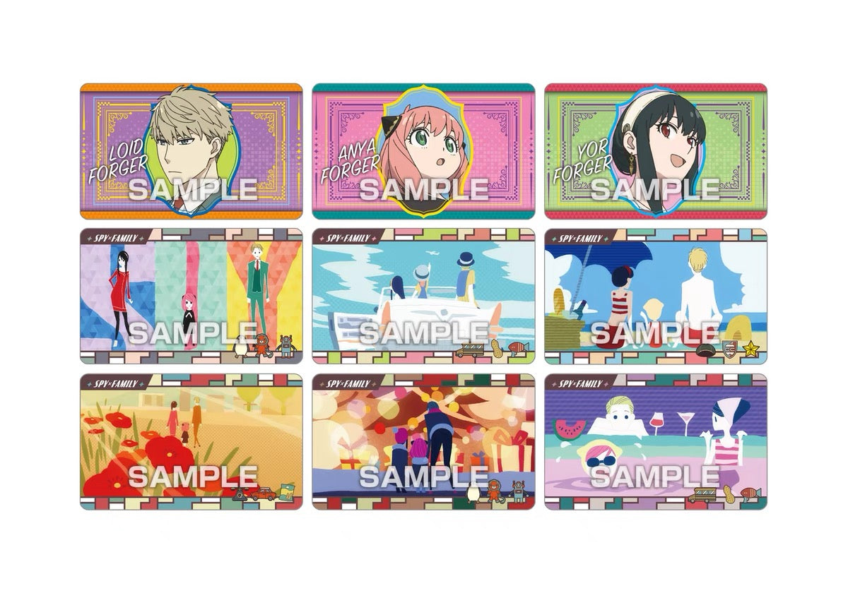 Bandai|Spy Family Figure间谍过家家收藏贴纸食玩/盲盒/全36种|1枚入