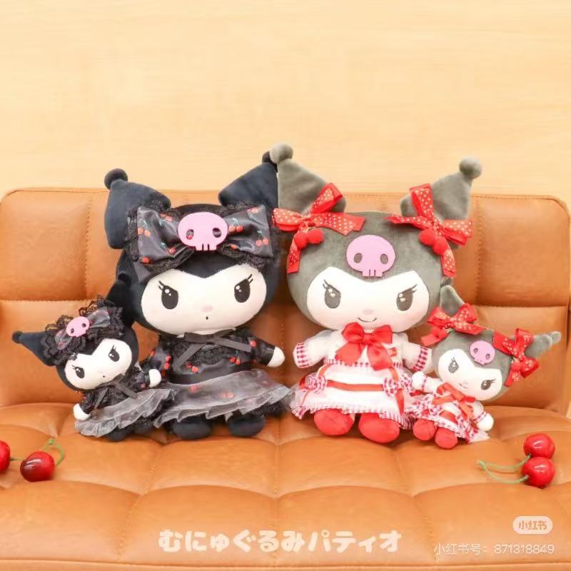 Sanrio|Kthings Kuromi Cherry Lolita Plush Dolls/Plush Toy|200mm x 110mm x 80mm approx.