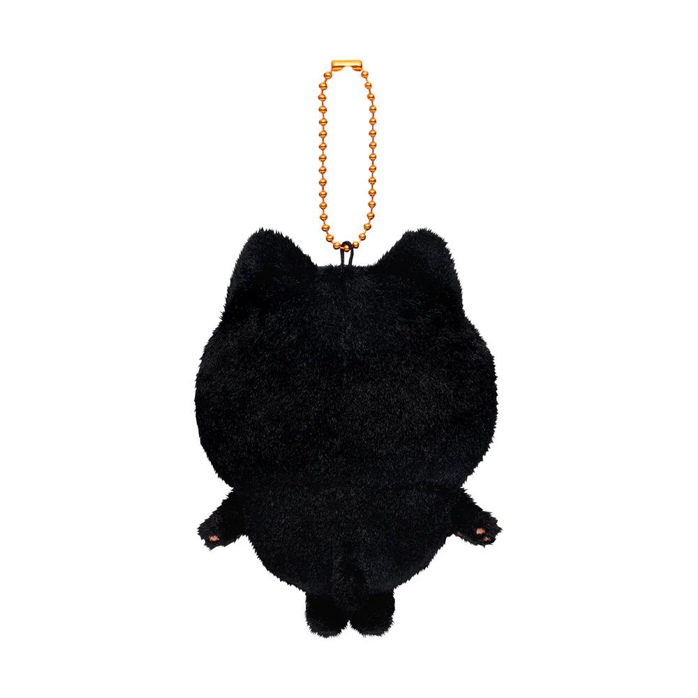 Chiikawa 吉伊卡哇|Plush Keychain Usagi Black Cat Ver万圣节限定黑猫毛绒玩偶挂件/包挂/铃铛会响很可爱|约H120×W85×D70mm