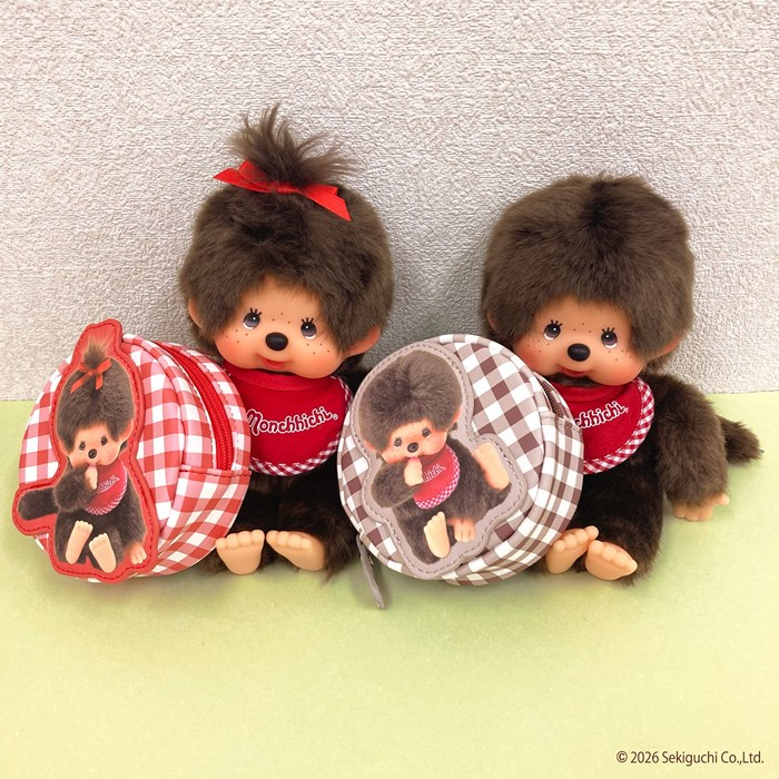 Monchhichi|Cinema Collection Mini Die-Cut Coin Case /Pouch|90 x 38 mm approx.