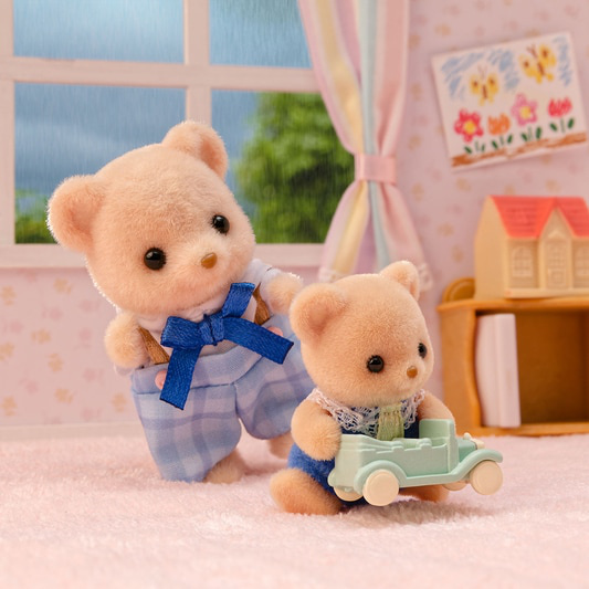 SylvanianFamilies|Biscuit Bear Family Doll