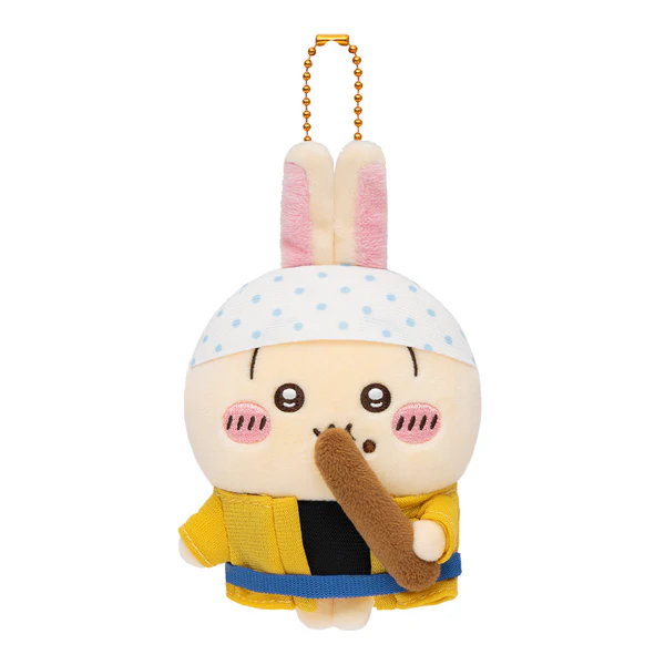 chiikawa|Kawagoe rickshaw driver Mascot Holder /Plush Keychain|H105 x W80 x D65mm approx.