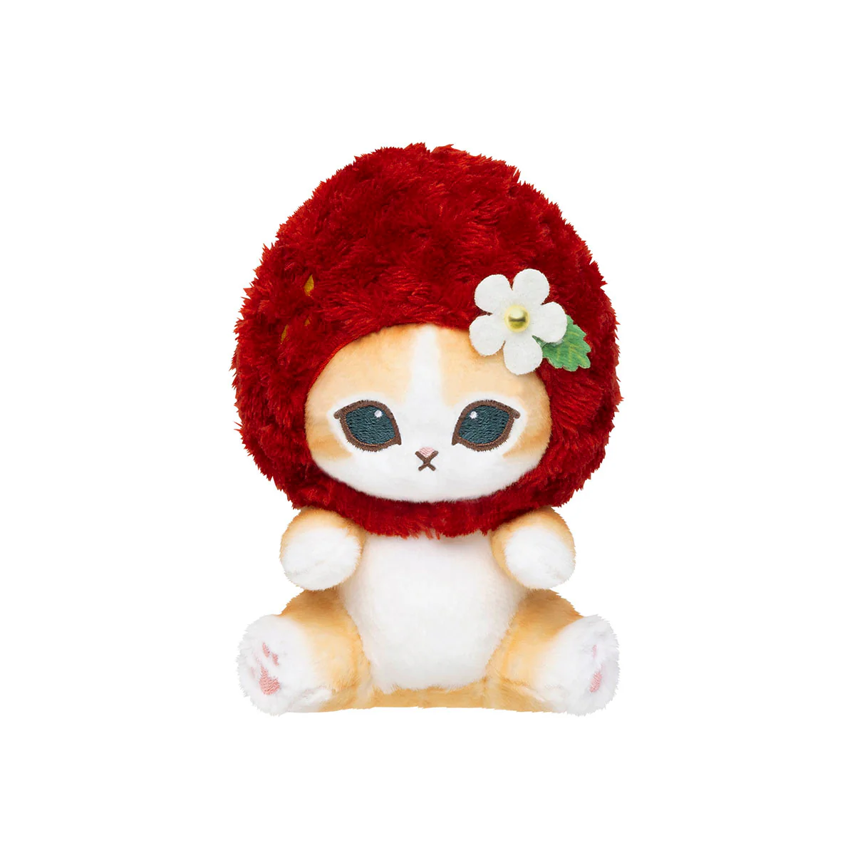Mofusand|MERCI STRAWBERRY Basket Red Plush Dolls/Plush Toy|H160×W110×D90mm approx.