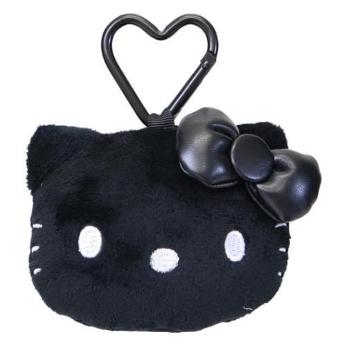 Sanrio|Monochrome Pouch with Carabiner|93×75×30mm approx.