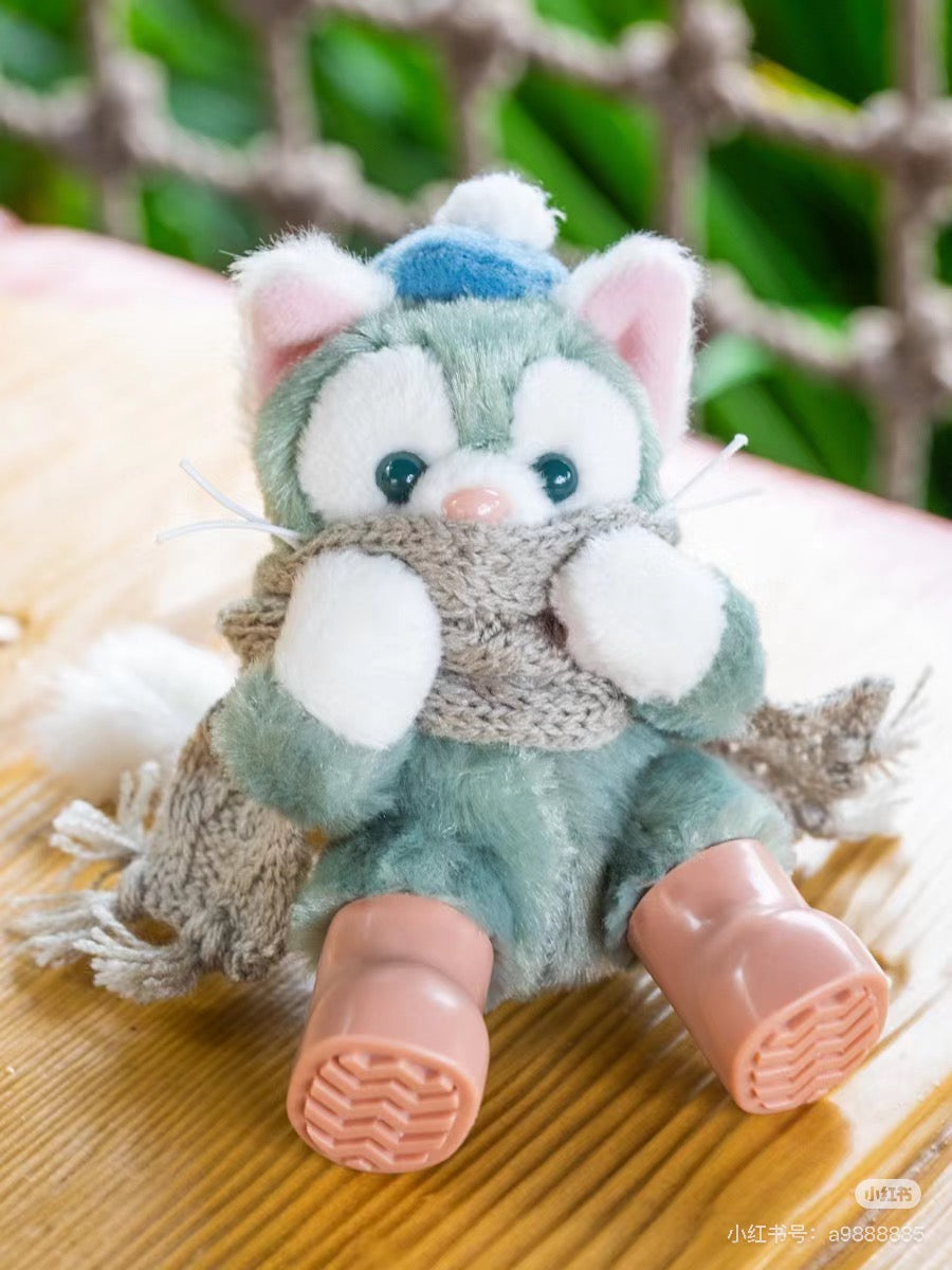 Disney迪士尼 |东迪2024冬日限定七宝坐姿围巾毛绒玩偶挂件/包挂