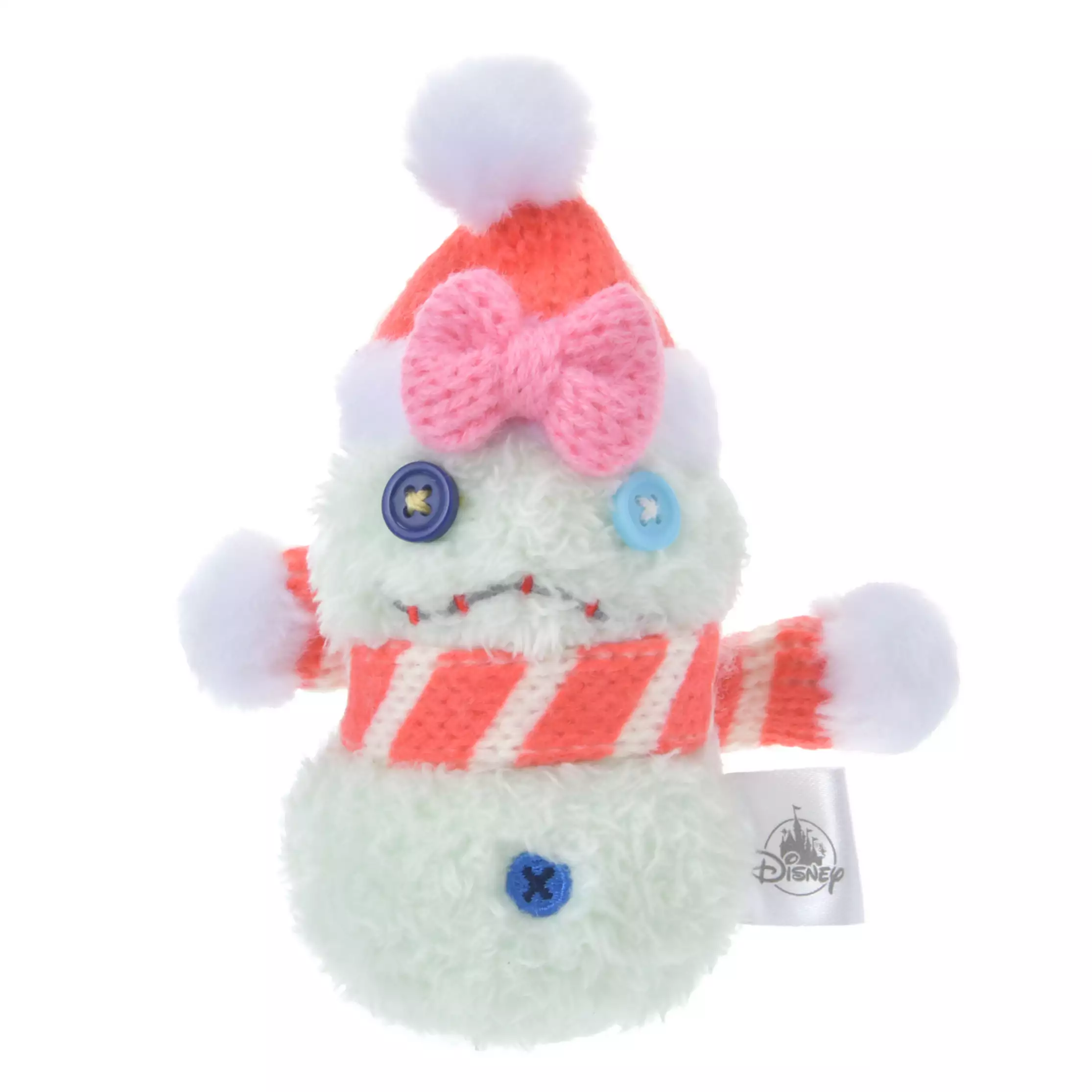 Disney迪士尼|Plush Mascot Keychain / Snowmen Christmas 2024东迪冬日圣诞限定雪人雪球系列可爱角色毛绒玩偶挂件/包挂/圣诞树装饰|约16.5×7.5×6cm