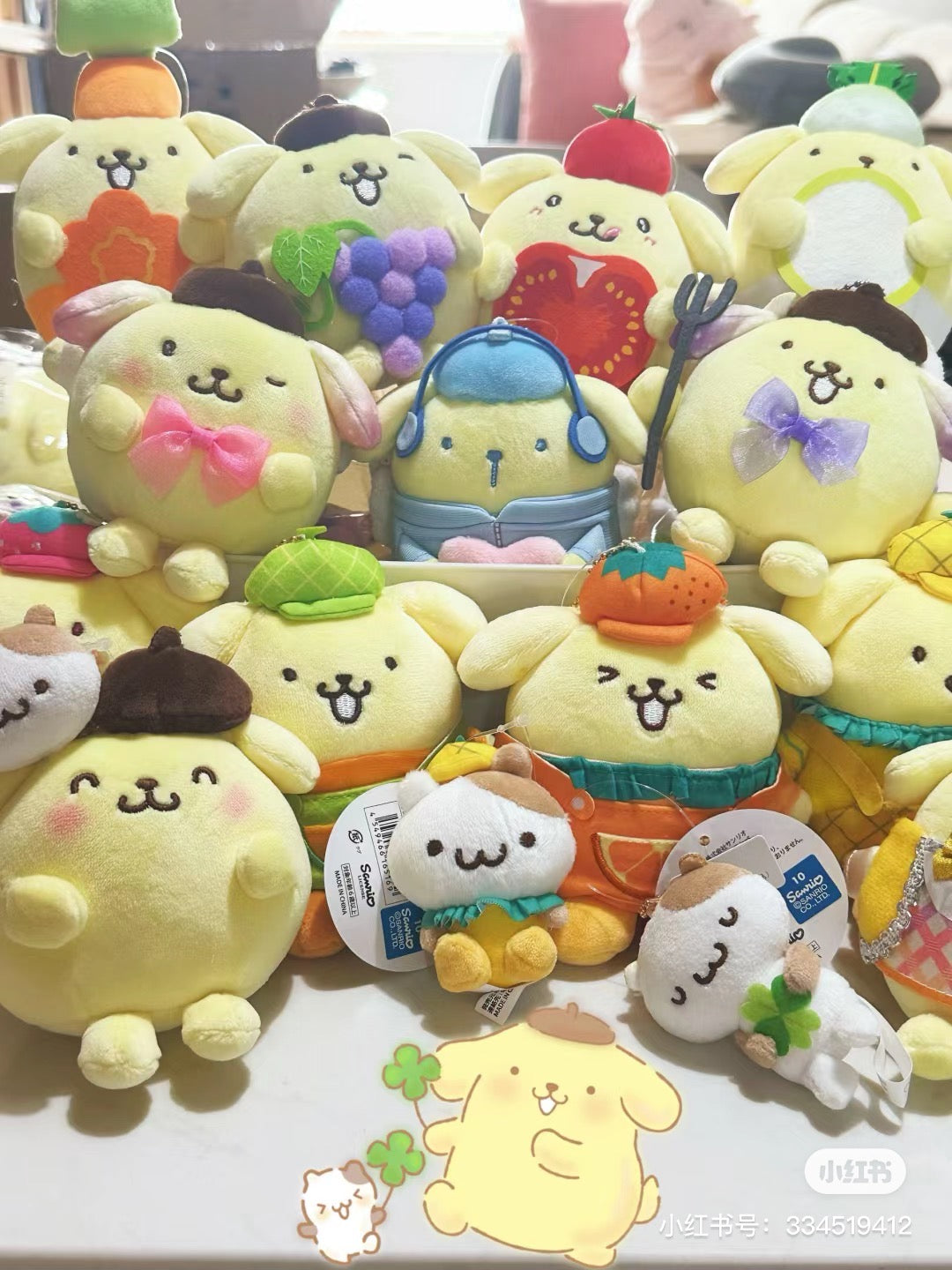 Sanrio三丽鸥|展会限定Pum Pum Purin布丁狗展会水果系列