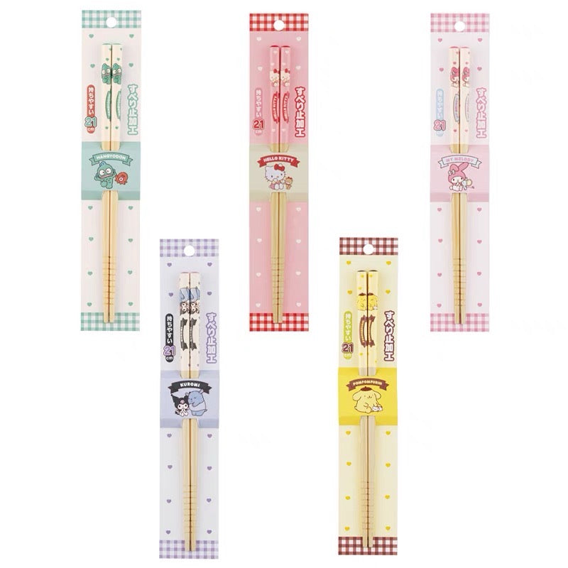 Sanrio|角色抗菌竹筷|长21cm