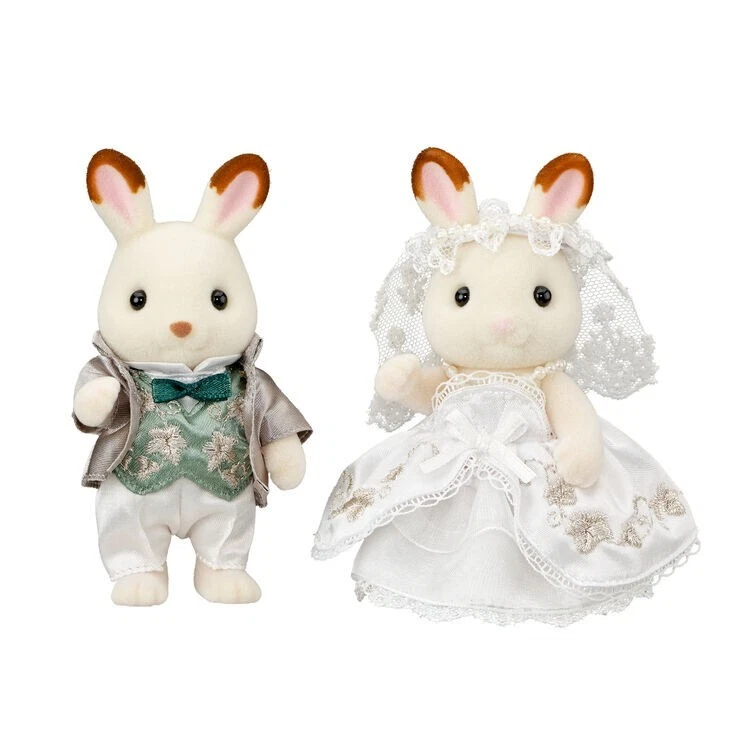 SylvanianFamilies|Lovely Wedding Pair Set Ivy Embroidery Rabbit