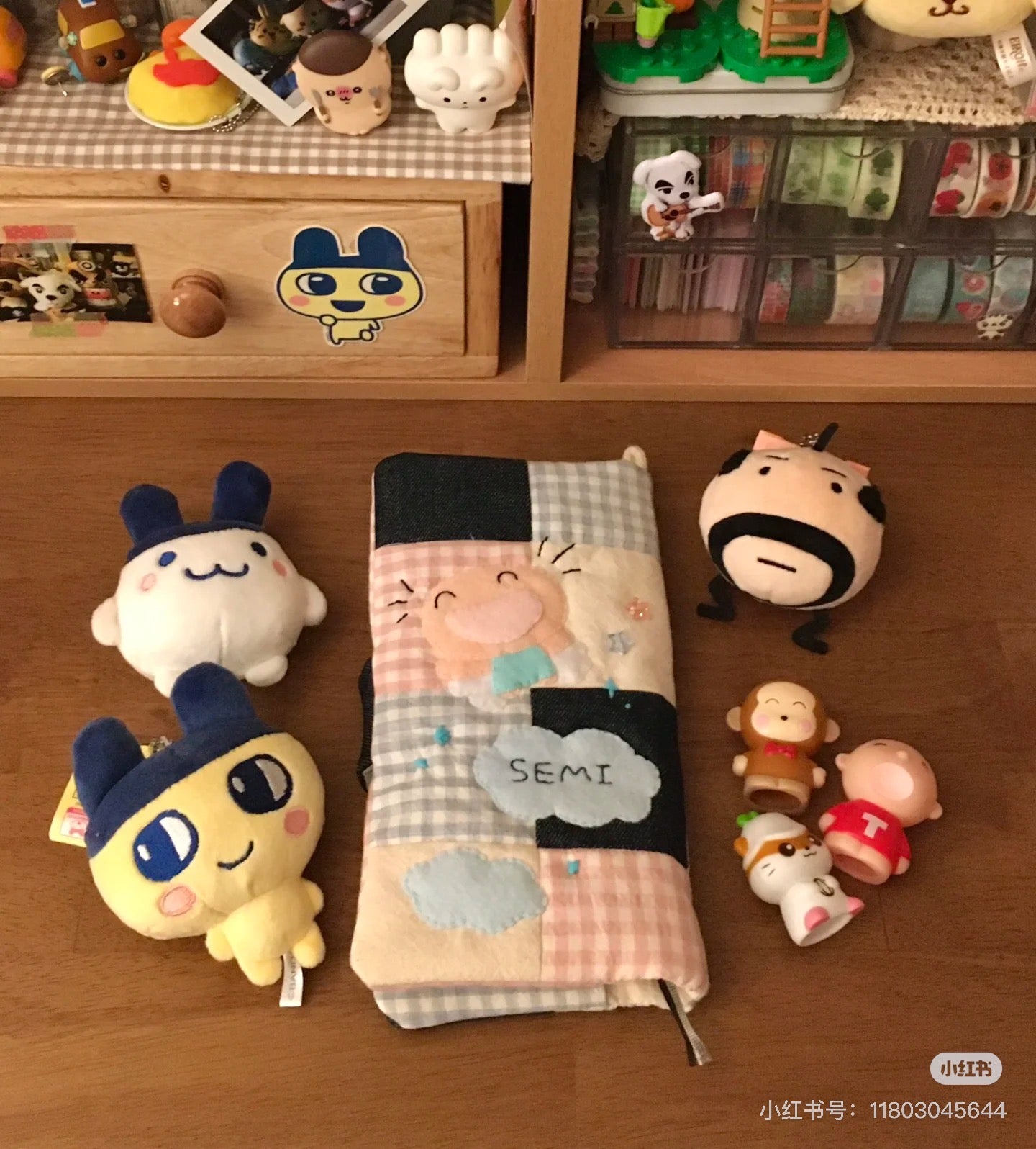 Tamagotchi|Ballchain Strap Kamio Mascot Holder /Plush Keychain|90x100x50mm approx.