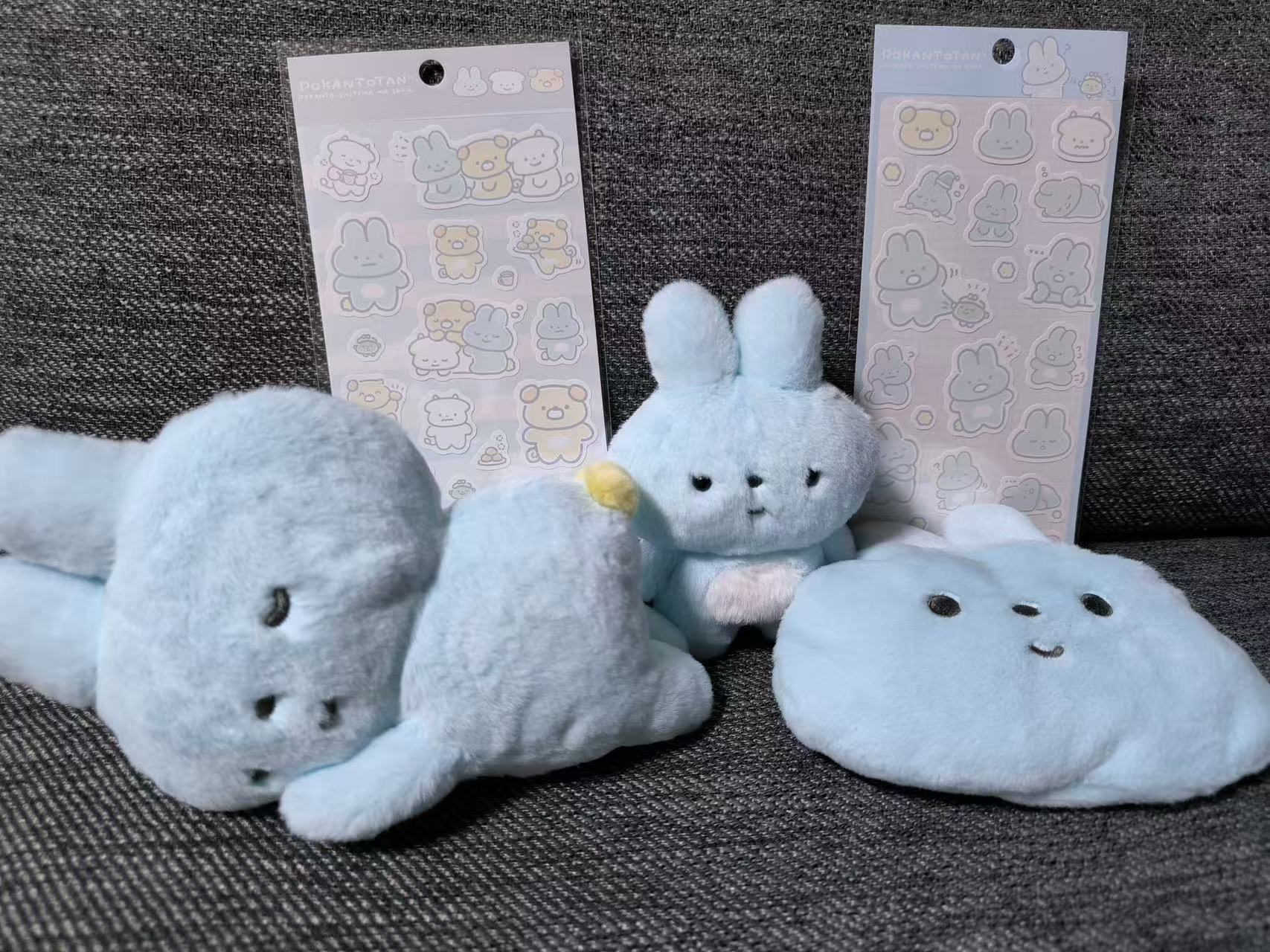San-X|Pokantotan Simple Mini Mascot Holder /Plush Keychain|140×85×55mm approx.