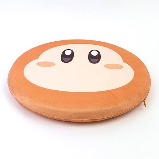 Kirby|可爱角色大脸坐垫/椅垫/汽车坐垫/可拆洗|约D40 x 4.5cm