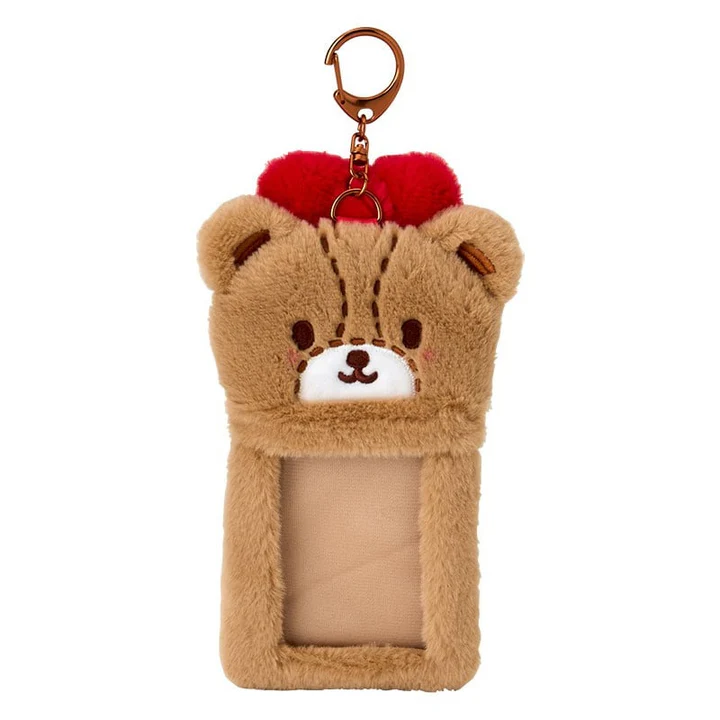 Sanrio|ENJOY IDOL SERIES Fluffy Photocard Holder Keyring|3.4 x 9.3 x 17.2cm approx.