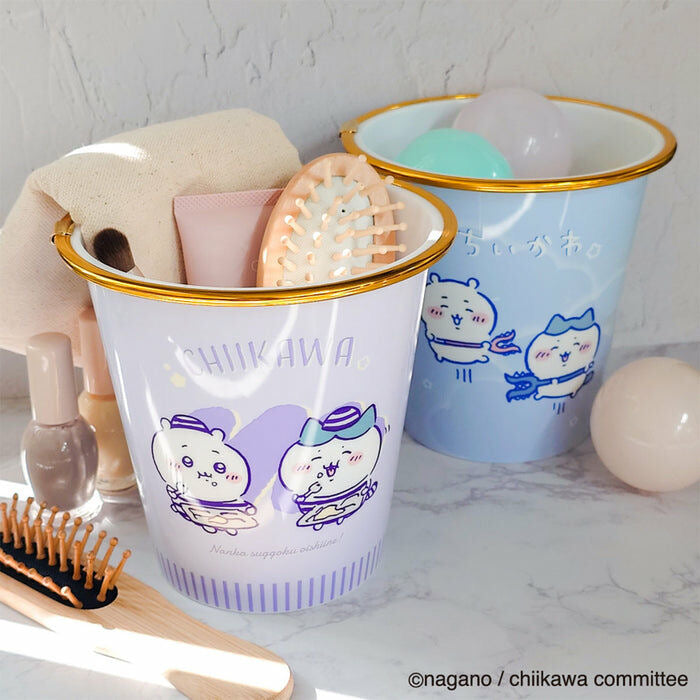 Chiikawa 吉伊卡哇|小型桌面垃圾桶/收纳桶|约直径130xH135mm