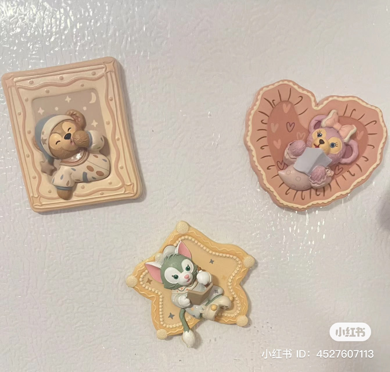 Disney SH|懒懒在一起系列画框浮雕冰箱贴盲盒