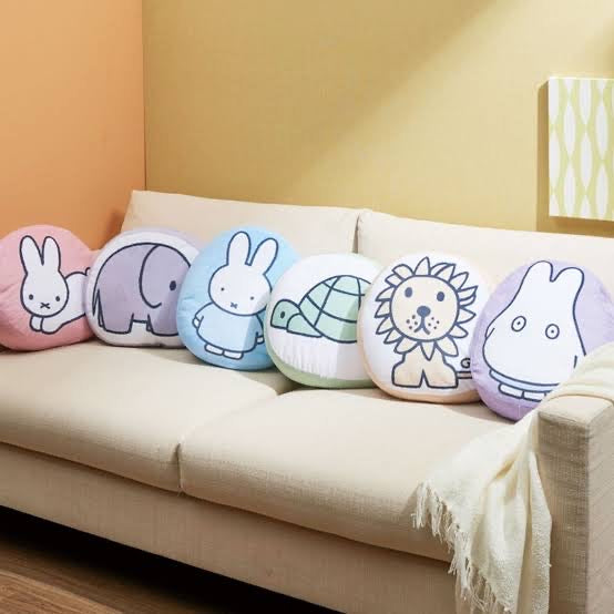Miffy米菲|可爱圆形抱枕/坐垫/靠垫|約H32×W34cm×D12cm