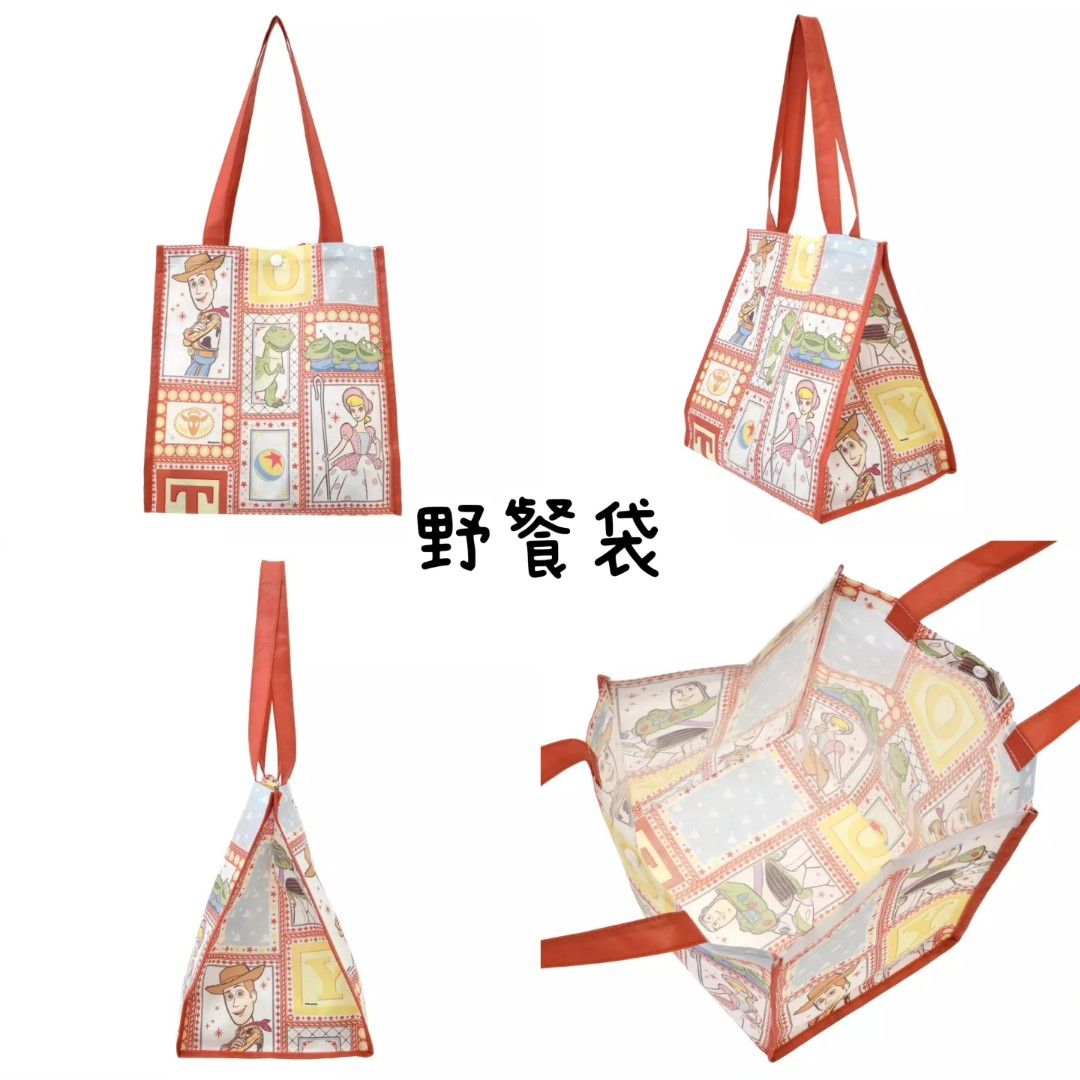 Disney|玩具总动员三眼仔超丰富叉勺杯盘碗餐具10样套组+同款单肩收纳包/野餐组