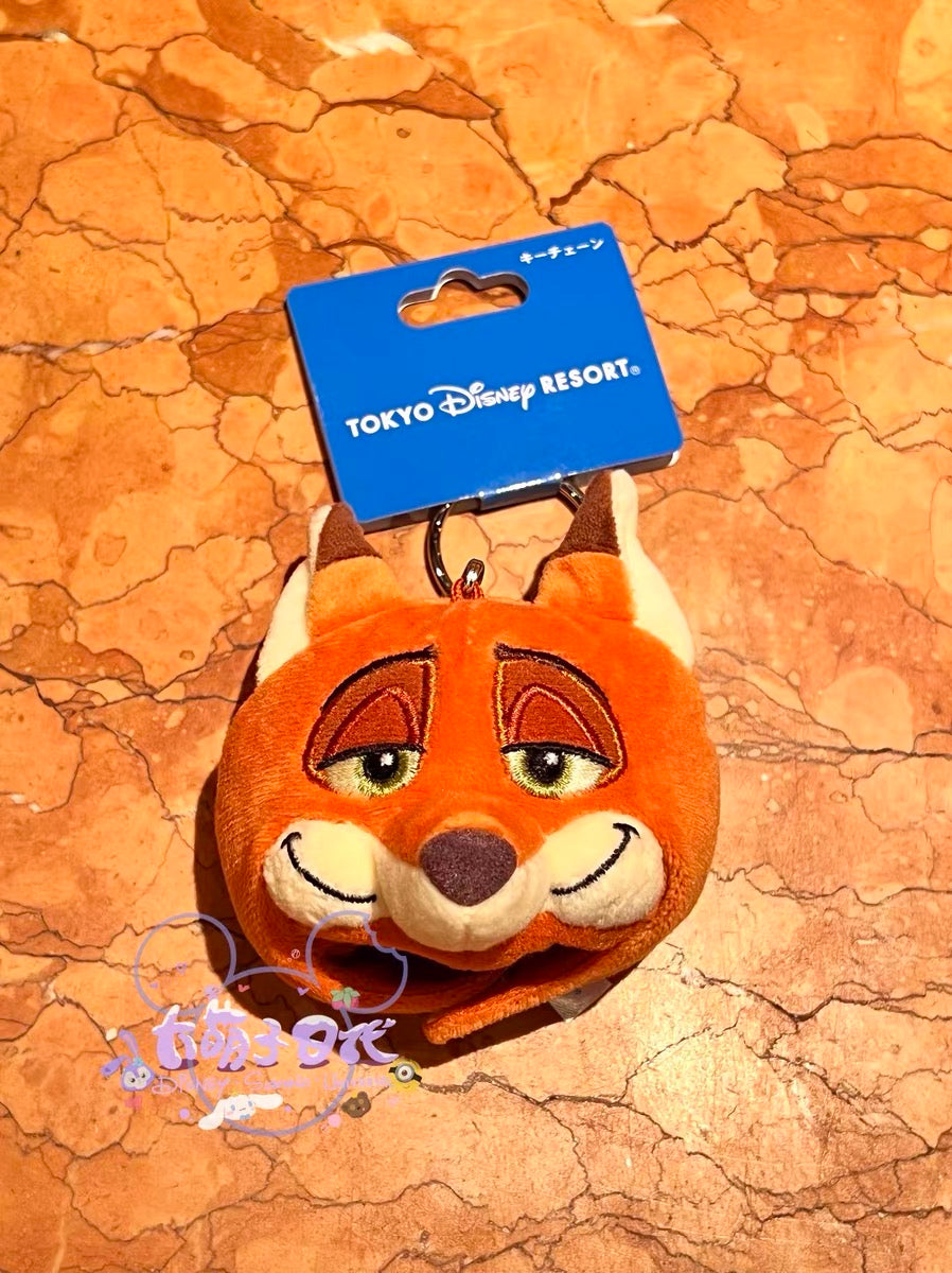 Disney|疯狂动物城尼克朱迪头套挂件