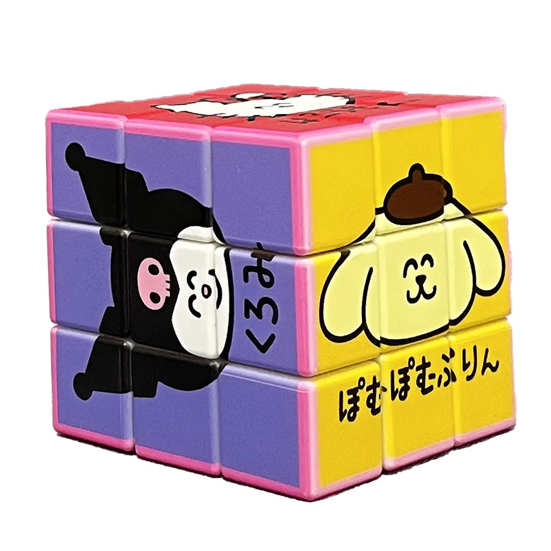 Sanrio三丽鸥|笑眯眯漫画脸角色魔方益智玩具|約H57×W57×D57mm