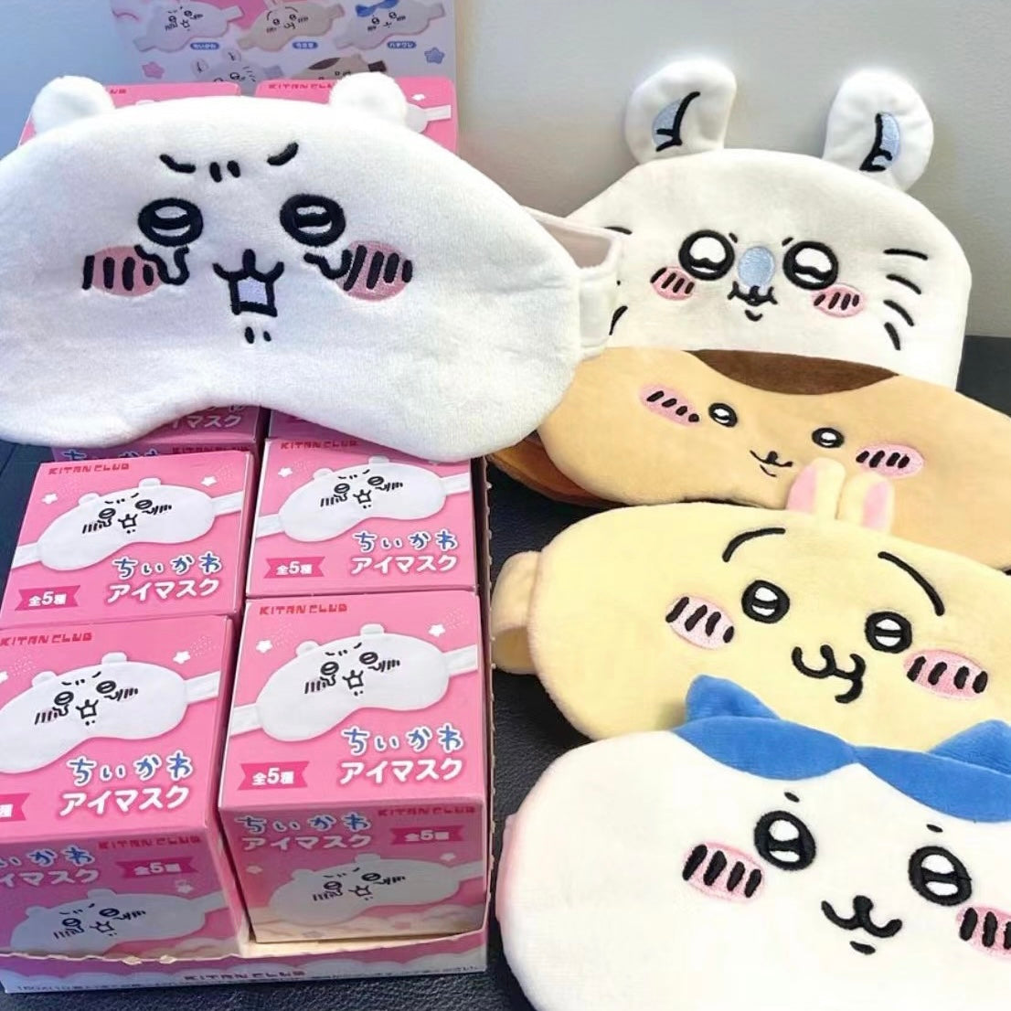 Chiikawa 吉伊卡哇|可爱角色大头/表情眼罩